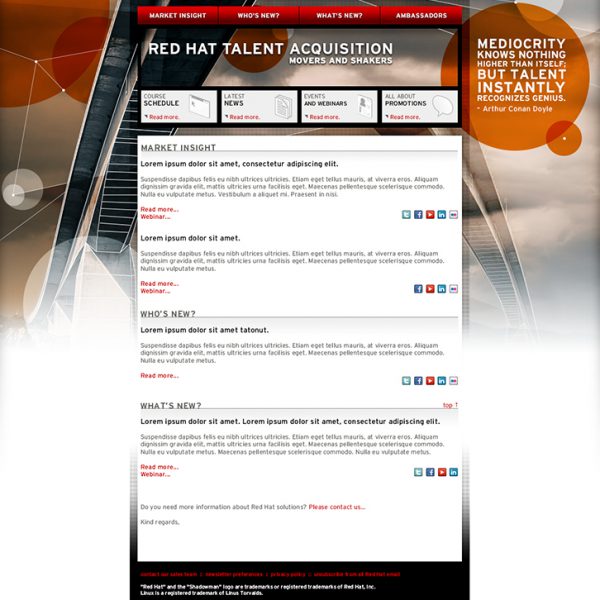 Red Hat Newsletter