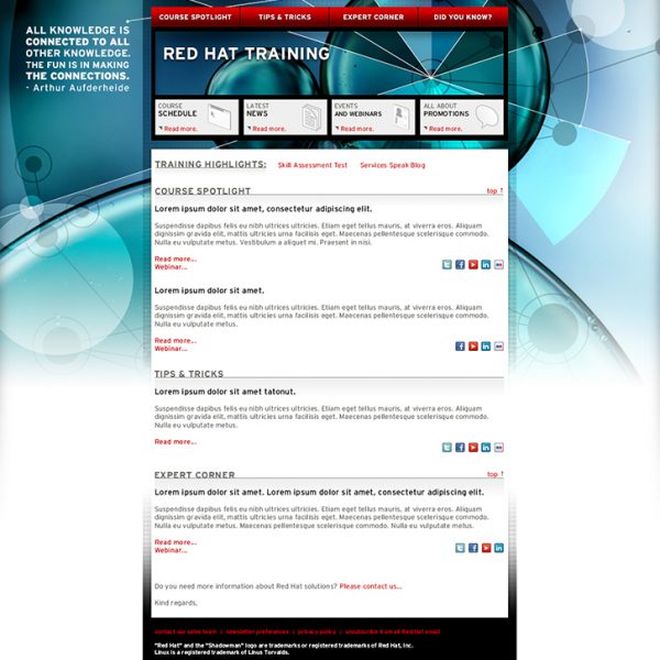 Red Hat Newsletter