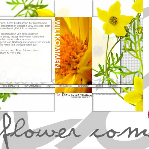 The Flower Company Website